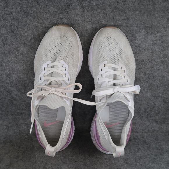 Nike Shoes Womens 9 Epic React Flyknit Running Sneakers Athletic Trainer Comfort - Picture 6 of 11
